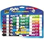 Expo Dry Erase Markers 81047, Chisel Tip 20 Pack Assorted Colors