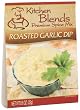 Kitchen Blends Roasted Garlic Dip Mix, 0.8-Ounce Packages (Pack of 4)