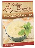 Kitchen Blends Roasted Garlic Dip Mix, 0.8-Ounce Packages (Pack of 4)