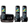 Panasonic KX-TG8523EB DECT Trio Digital Cordless Phone Set with Answer Machine - Black