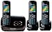 Panasonic KX-TG8523EB DECT Trio Digital Cordless Phone Set with Answer Machine - Black