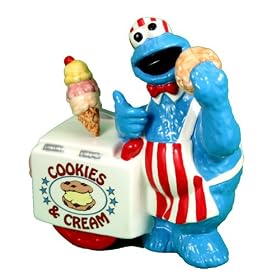 Cookie Monster Sesame Street Ice Cream Music Box by 