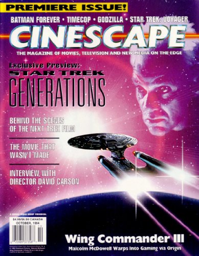 Star Trek Generations 1994 Cinescape magazine (Premiere Issue)