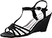 Bonnibel Womens Flosa-1 Glitter T Strap Wedge Dress Sandals