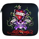 ED HARDY EC05BLLLKS Bill Love Kills Slowly Small Notebook Sleeve