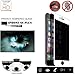 VIMVIP iPhone 6 6s Plus Privacy Glass Screen Protector - Protect Your Screen From Scratches Drops and Anti-Spy - Maximize Your Resale Value - 99.99% Clarity and Touchscreen Accuracy (White)