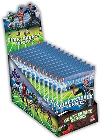 Aaron Rodgers Football Shaped Assorted Colors Quarterback Gummies- 3.5oz - 12ct