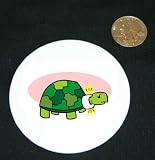 3" button / pin printed with vet, brace, injury, neck, veterinarian, turtle, pet, animal