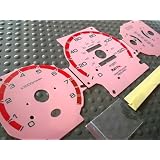 96 97 98 99 00 Honda Civic EX LX SI Automatic Transmission Cluster Gauge Faces Pink... 