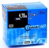 Intenso DVD+R, 10er Jewel Case, 4X Speed DVD-Rohlinge
