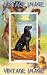 2.75 inch x 2 inch (7.5 x 5cm) Acrylic Fridge Magnet Dogs Flat Coated Retriever Vintage Image