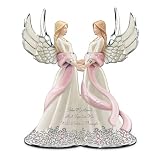 Breast Cancer Support Musical Figurine Take My Hand And Together We Will Make It Through By The Bradford Exchange