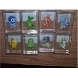 Pokemon Set of 8 Diamond & Pearl Clear Erasers