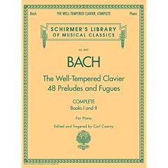 Bach: The Well-Tempered Clavier 48 Preludes and Fugues: Complete Books 1 and II for Piano (Schirmer's Library of Musical Classics)