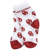 University of Oklahoma Sooners - Kids Crew Style Socks w/Scatter OU Print