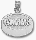 Florida Panthers 'Panthers Puck' Pendant - Sterling Silver Jewelry