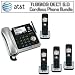 AT&T TL86109 DECT 6.0 2-line Bluetooth Cord/Cordless Phone System With Three Expandable Handsets Bundle
