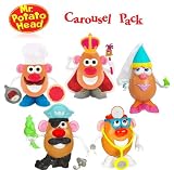 Hasbro Mr Potato Head 5 Different Spud Parts And Pieces ( King, Doctor, Princess, Chef and Pirate)