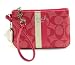 NEW AUTHENTIC COACH HERITAGE SIGNATURE STRIPE WRISTLET 43556