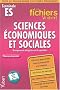Sciences �conomiques et sociales Tle ES