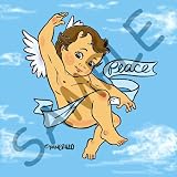 Angels - Angel Peace Brunet - Coffee Gift Baskets - Coffee Gift Basket
