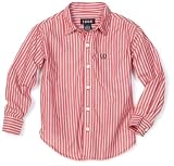 Izod Kids Boys 8-20 Long Sleeve Stripe Shirt, Red, Medium