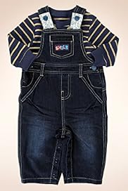 2 Piece Autograph Pure Cotton Bodysuit Dungaree Outfit
