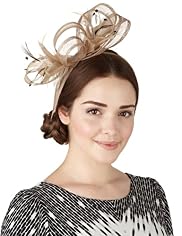 Faux Feather & Mesh Large Bow Headband