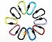 D-FantiX Aluminum D-ring Locking Carabiner Keychain Spring Clip Lock Carabiner Hook Outdoor Camping Equipment