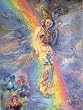 Keeper Of The Rainbow - Metallic Foil Art Print / Poster (Size: 17" x 21")