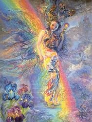 Keeper Of The Rainbow - Metallic Foil Art Print / Poster (Size: 17" x 21")