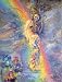 Keeper Of The Rainbow - Metallic Foil Art Print / Poster (Size: 17" x 21")
