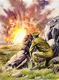 Ladybird Book print, Book 2 Danger men, 11.7 x 16.5 (A3)