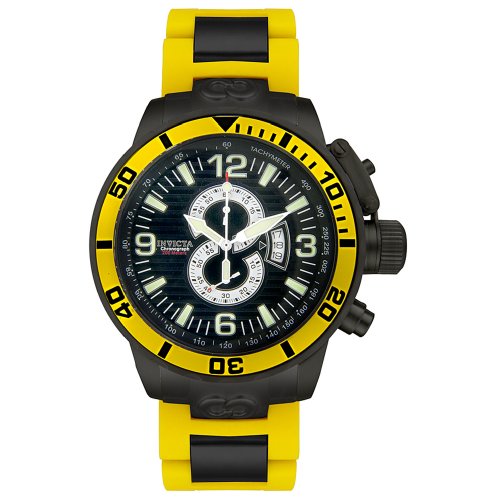 Invicta Men's 6602 Corduba Collection Yellow Chronograph Stainless Steel Watch