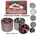 Handmuller Confederate Flag 5-Part Stainless Steel Herb & Spice Grinder / Pollenator