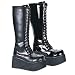 Demonia Men's TRASHVILLE-502 Lace-Up Knee Boot Available in 2 Colors