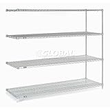 Add-On Shelving Unit w/ 4 Shelves 86