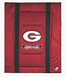 Georgia Bulldogs Jersey Mesh Twin Comforter from The Sidelines Collection by Kentex