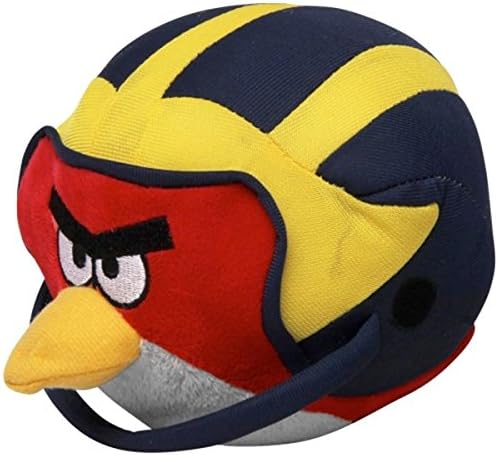 MICHIGAN WOLVERINES ANGRY BIRDS PLUSH TOY-MICHIGAN WOLVERINES ANGRY BIRDS