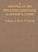 A Grammar of the English Language: Volume I: Parts of Speech