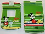 Motorola RAZR V3 cell Phone DISNEY MICKEY GREEN Faceplate