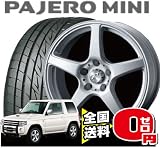 サマータイヤホイール4本セット パジェロミニホンダ