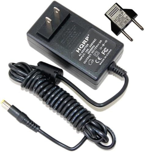 HQRP Power Cord / AC Adapter 12V 2A for SWANN SHD-870 Professional 1080p Security Cameras x 2; SWSHD-870PK2 plus HQRP Euro Plug Adapter