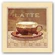 Latte by Linda Maron 10"x10" Art Print Poster