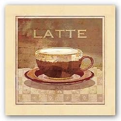 Latte by Linda Maron 10"x10" Art Print Poster