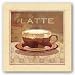 Latte by Linda Maron 10"x10" Art Print Poster