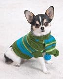 MEDIUM - Chilly Day Dog Sweater w/ Matching Scarf