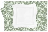 Flowerbed Green Blue 2 Sided Placemat by Villeroy & Boch