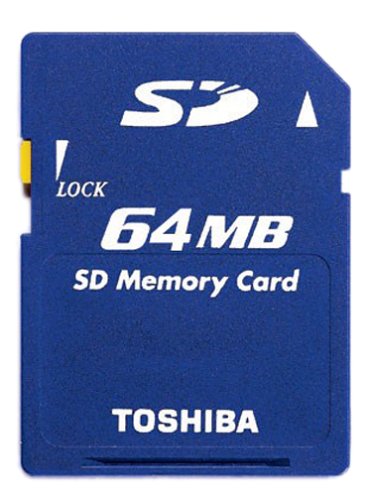 Toshiba SD-M6403B3 64MB SD card for e300,400,700 and 800 series