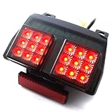 18 Super Bright Spots LED Smoke Lens Brake Tail Light Turn Signals Indicators For... by OEM